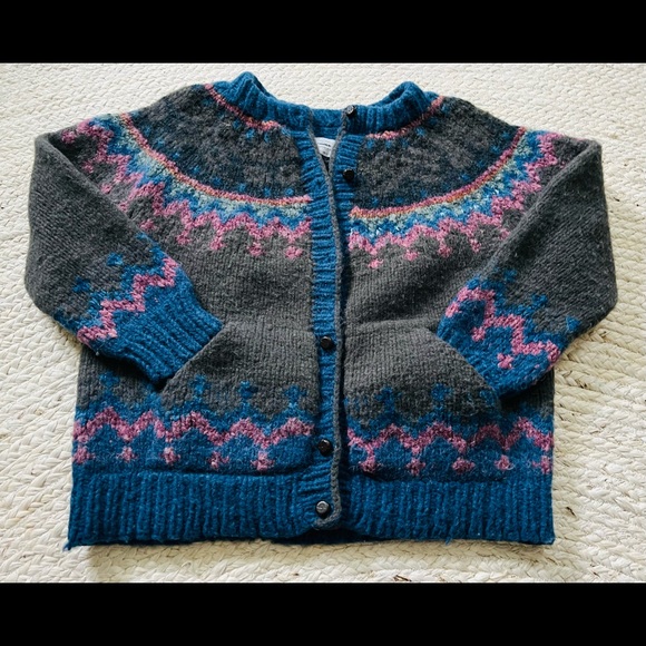 Vintage Hand-knit Fair Isle Sweater - Picture 2 of 5